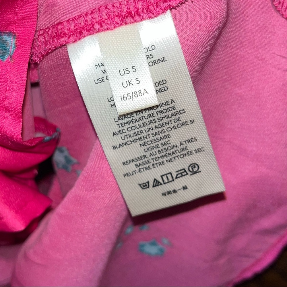 Free People Run Free Blouse in Pink Combo, NWOT - Picture 7 of 8